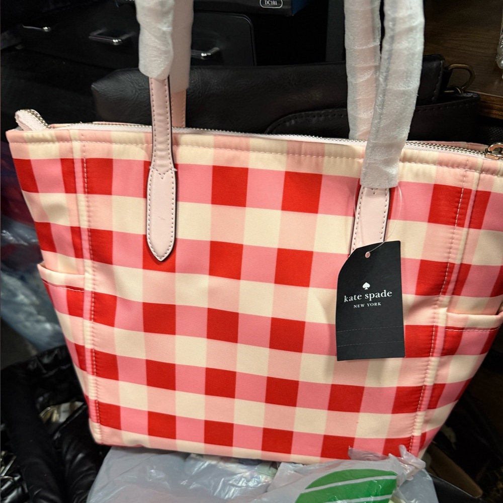 Kate Spade Chelsea Gingham Tote - Medium - Picture 3 of 14